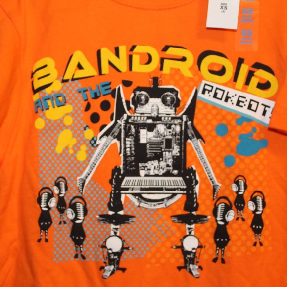 *NEW* Robot tee sz 4 - Picture 2 of 3